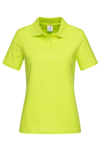 Футболка поло  женская салатовая  STEDMAN POLO