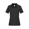 Футболка поло женская чёрная STEDMAN POLO