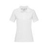 Футболка поло женская белая STEDMAN POLO