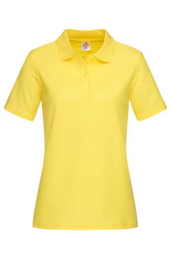 Футболка поло жіноча лимонна STEDMAN POLO