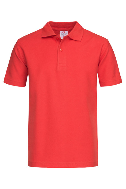 Футболка поло детская красная STEDMАN Polo Kids
