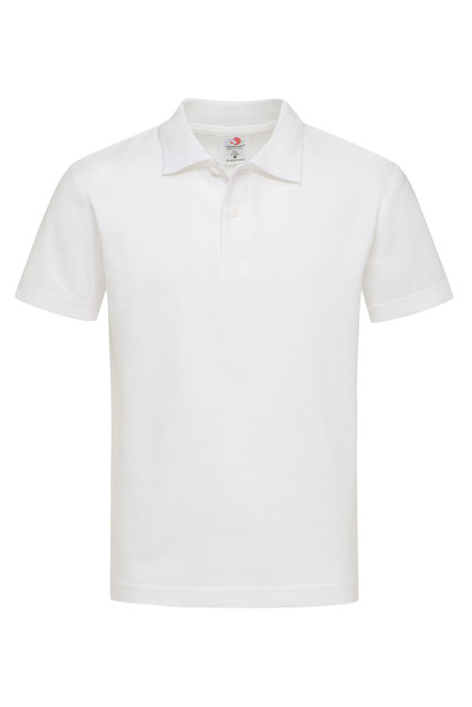 Футболка поло детская белая STEDMАN Polo Kids