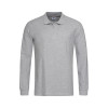 Футболка поло чоловіча сірий меланж STEDMАN Polo Long Sleeve
