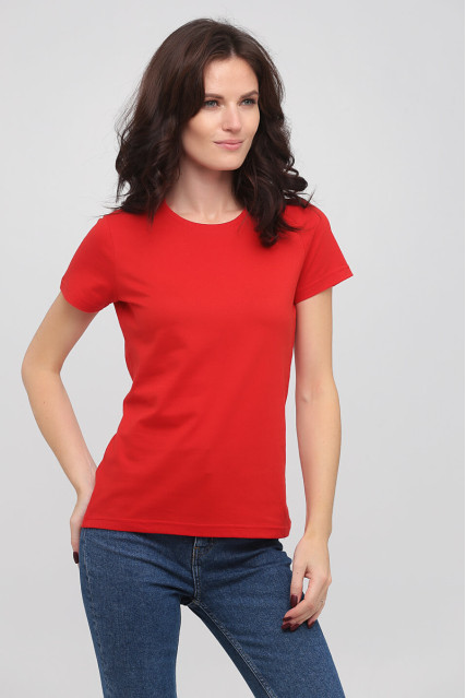 Футболка женская красная STEDMАN CLASSIC-T