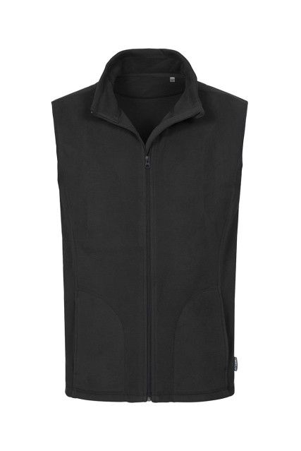 Жилетка флісова чоловіча чорна STEDMАN ACT FLEECE VEST