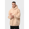 Худи оверсайз мужское бежевое утеплённое RAY OVERSIZE U0404 UNISEX