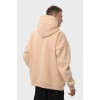 Худи оверсайз мужское бежевое утеплённое RAY OVERSIZE U0404 UNISEX