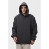 Худи оверсайз мужское тёмно-серое утеплённое RAY OVERSIZE U0404 UNISEX