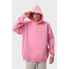 Худи оверсайз мужское розовое утеплённое RAY OVERSIZE U0404 UNISEX